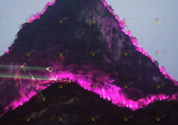 贺州山体激光雕刻项目