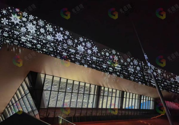 光语境打造大学建筑与灯光艺术的完美融合-渤海科技大学外墙夜景光影秀